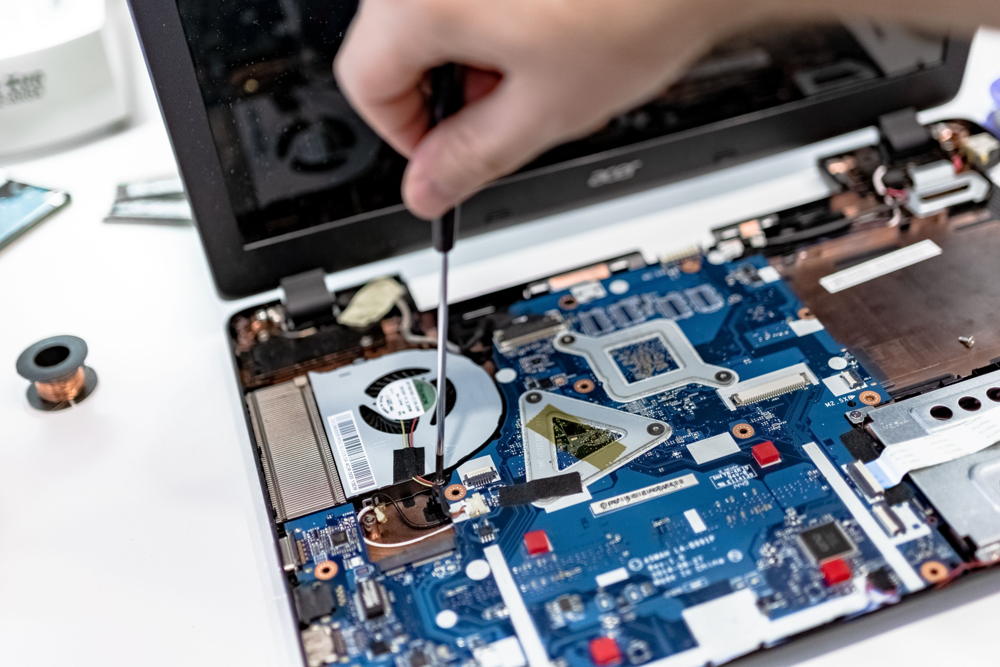 Microsoldering service example